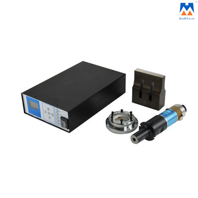 Sistema de soldadura intermitente ultrasónico de soldadura plástico de 20KHz 2000W con el transductor y el cuerno del generador