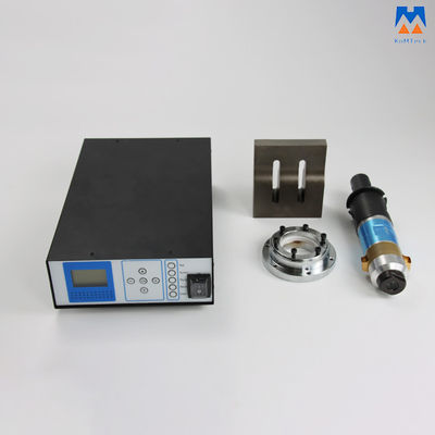 Sistema de soldadura intermitente ultrasónico de soldadura plástico de 20KHz 2000W con el transductor y el cuerno del generador