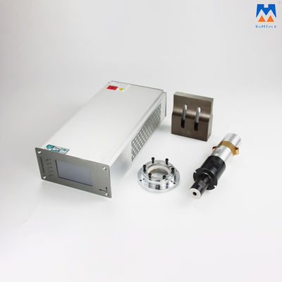 sistema ultrasónico 20kHz para el cuerpo de la máscara que suelda con autógena la cadena de producción automática