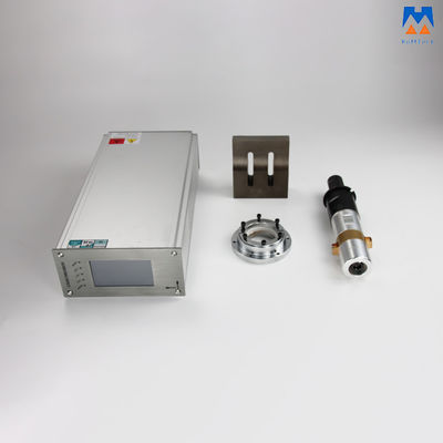 sistema ultrasónico 20kHz para el cuerpo de la máscara que suelda con autógena la cadena de producción automática