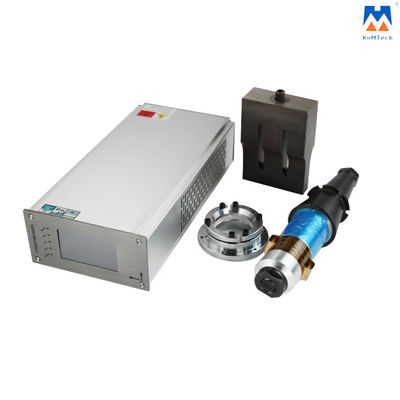 sistema de la soldadura ultrasónica de 15KHz 2600W con el transductor y el cuerno del generador del PLC Digital