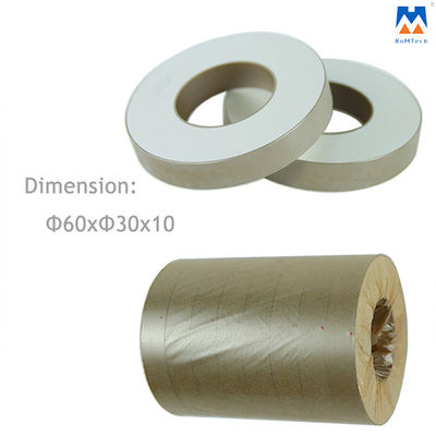Discos de cerámica piezoeléctricos con la alta sensibilidad D60*30*10mm para el convertidor ultrasónico