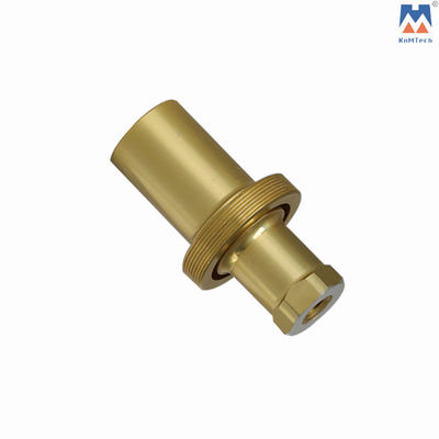 Aumentador de presión ultrasónico 35kHz Ultarsonic del aumentador de presión del 1:1.5 del transductor de aluminio amarillo del aumento